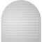 Ekena Millwork Round Top Surface Mount PVC Gable Vent: Functional, w/ 2"W x 1-1/2"P Brickmould Frame, 40"W x 42"H GVPRT40X4202SF - alternate 5